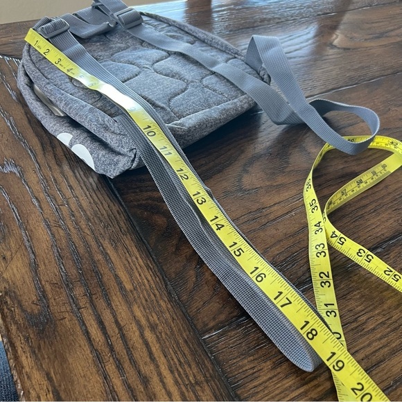 ADIDAS Linear Mini Backpack Small Gray Adjustable Travel Bag, - Picture 7 of 15